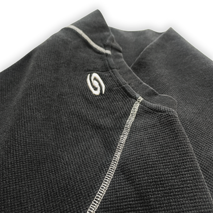 WAFFLE KNIT THERMAL - INK
