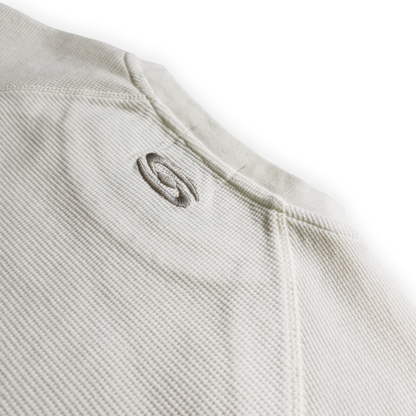WAFFLE KNIT THERMAL - CLOUD