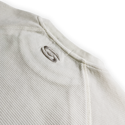 WAFFLE KNIT THERMAL - CLOUD